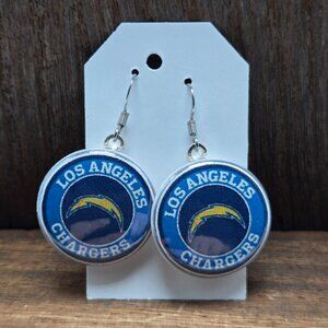 NWT LA Chargers Earrings NFL Football Los Angeles Souvenir Game Day Handmade
